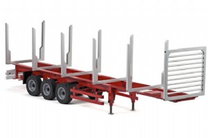 CARSON 1/14 拖車用 3軸車/木材運輸用 (5